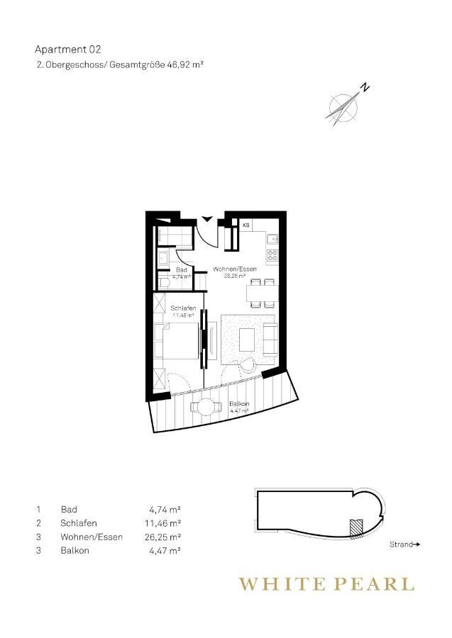 White Pearl Apartment 2.02 Timmendorfer Strand Dış mekan fotoğraf
